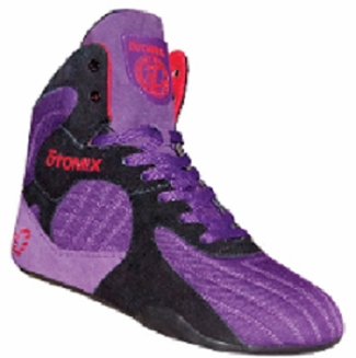 purple wrestling shoes