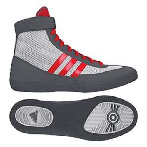 Women's Combat Speed 4 Wrestling Shoe - White/Red/Grey