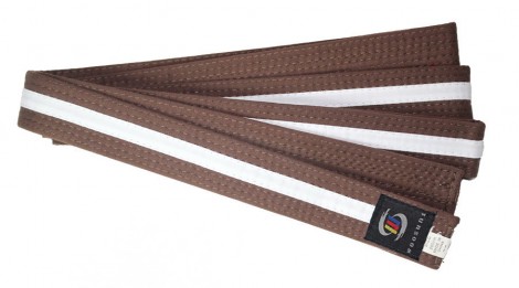 Macho Brown Belt w/White Stripe