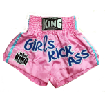 King Deluxe Muay Thai Trunks - Girls Kick Ass